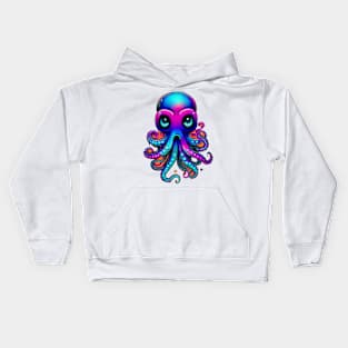 octopus of the future Kids Hoodie